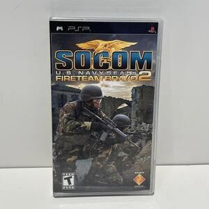 SOCOM U.S. Navy SEALs Fireteam Bravo 2 PSP Game